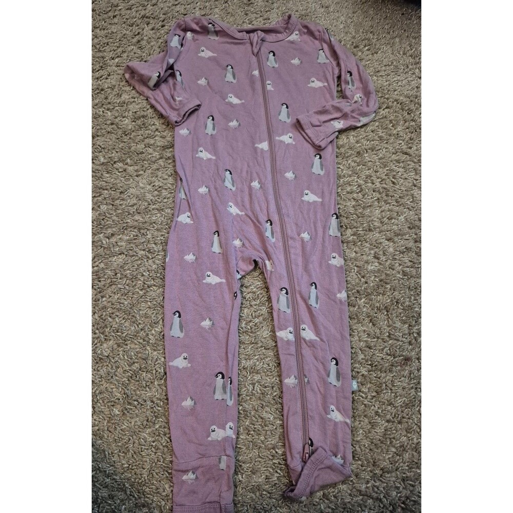 Kyte baby bamboo zippy size 3T purple